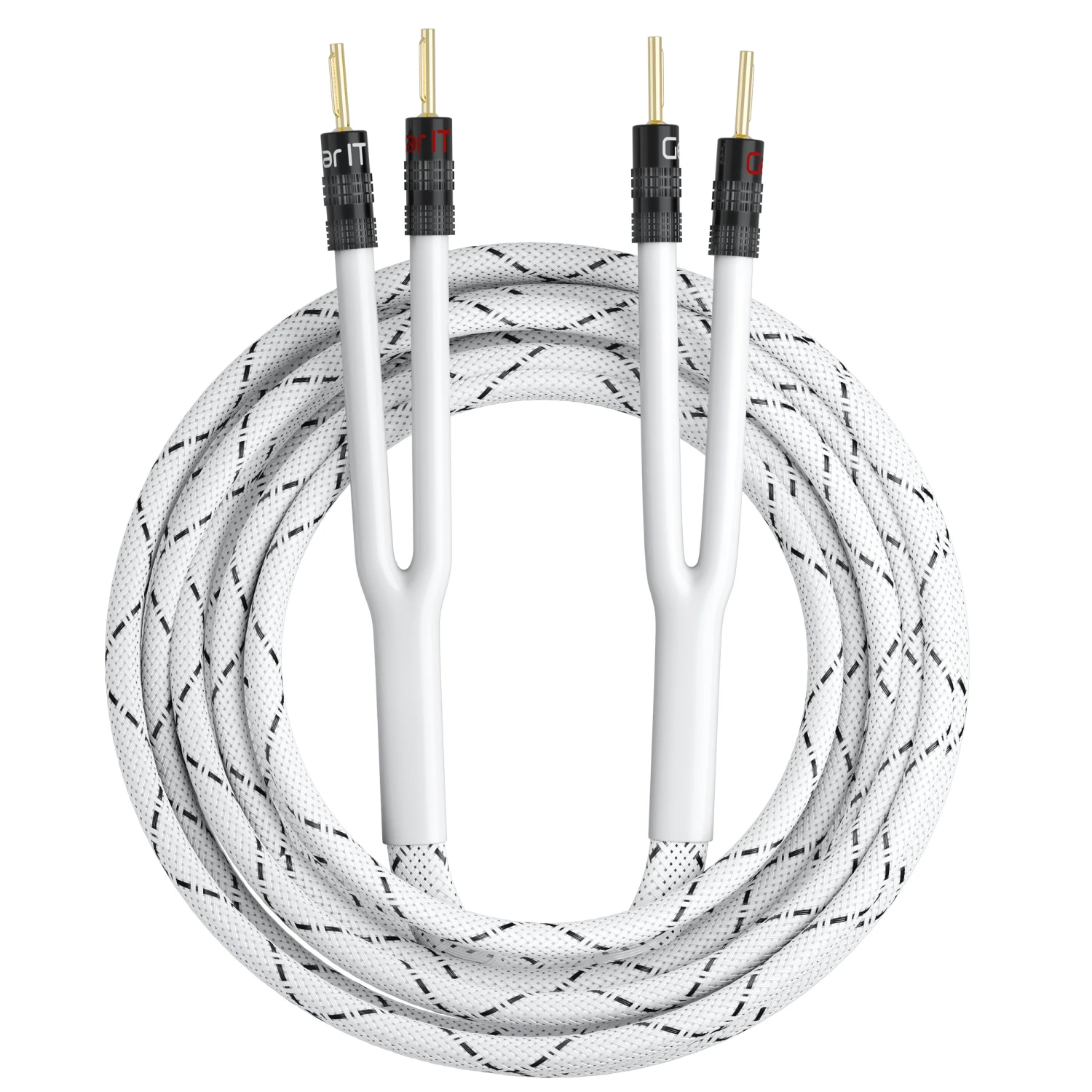 10 AWG Speaker Wire Cable With Banana Plugs(Gearit 10 Awg Speaker Wire Cable With Banana Plugs Braided Jacket Cl2 Rated For In Wall Oxygen Free Copper Ofc) 8 10 AWG Speaker Wire Cable With Banana Plugs(Gearit 10 Awg Speaker Wire Cable With Banana Plugs Braided Jacket Cl2 Rated For In Wall Oxygen Free Copper Ofc) - Image 8