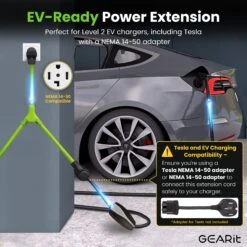 30 Amp NEMA 14-30P To 14-30R And 14-50R Splitter Power Cord Adapter - 4 Prong STW 10AWG 4C(30 Amp Nema 14 30p To 14 30r And 14 50r Splitter Power Cord Adapter 4 Prong Stw 10awg 4c) -GEARit Store GI SPT 1430P 1430R 1450R 3