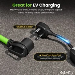 30 Amp NEMA 14-30P To 14-30R And 14-50R Splitter Power Cord Adapter - 4 Prong STW 10AWG 4C(30 Amp Nema 14 30p To 14 30r And 14 50r Splitter Power Cord Adapter 4 Prong Stw 10awg 4c) -GEARit Store GI SPT 1430P 1430R 1450R 6