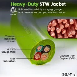 30 Amp NEMA 14-30P To 14-30R And 14-50R Splitter Power Cord Adapter - 4 Prong STW 10AWG 4C(30 Amp Nema 14 30p To 14 30r And 14 50r Splitter Power Cord Adapter 4 Prong Stw 10awg 4c) -GEARit Store GI SPT 1430P 1430R 1450R 7