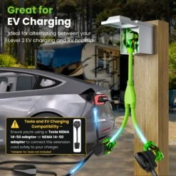 50 Amp NEMA 14-50P To Dual NEMA 14-50R Splitter Power Cord Adapter - 4 Prong STW 6/3, 8/1 AWG(50 Amp Nema 14 50p To Dual Nema 14 50r Splitter Power Cord Adapter 4 Prong Stw 6 3 8 1 Awg) 13 50 Amp NEMA 14-50P To Dual NEMA 14-50R Splitter Power Cord Adapter - 4 Prong STW 6/3, 8/1 AWG(50 Amp Nema 14 50p To Dual Nema 14 50r Splitter Power Cord Adapter 4 Prong Stw 6 3 8 1 Awg) -GEARit Store GI SPT 1450P 1450R2 6