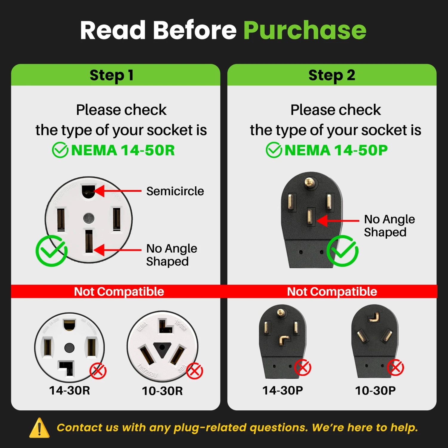 50 Amp NEMA 14-50P To Dual 30 Amp NEMA TT-30R Splitter Power Cord Adapter - STW 10AWG 3C(50 Amp Nema 14 50p To Dual 30 Amp Nema Tt 30r Splitter Power Cord Adapter Stw 10awg 3c) 6 50 Amp NEMA 14-50P To Dual 30 Amp NEMA TT-30R Splitter Power Cord Adapter - STW 10AWG 3C(50 Amp Nema 14 50p To Dual 30 Amp Nema Tt 30r Splitter Power Cord Adapter Stw 10awg 3c) - Image 6