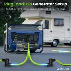 30 Amp NEMA TT-30P To Dual NEMA TT-30R Splitter Power Cord Adapter - 3 Prong STW 10AWG 3C(30 Amp Nema Tt 30p To Dual Nema Tt 30r Splitter Power Cord Adapter 3 Prong Stw 10awg 3c) 13 30 Amp NEMA TT-30P To Dual NEMA TT-30R Splitter Power Cord Adapter - 3 Prong STW 10AWG 3C(30 Amp Nema Tt 30p To Dual Nema Tt 30r Splitter Power Cord Adapter 3 Prong Stw 10awg 3c) -GEARit Store GI SPT TT30 TT30R2 5