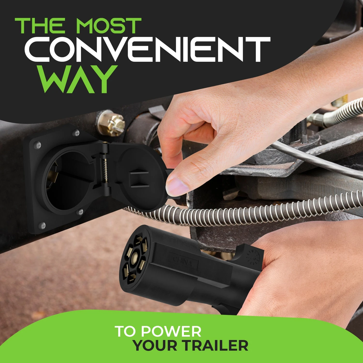 Heavy Duty 7 Way RV Trailer Extension Cord With Dust Cover(Heavy Duty7 Way Rv Trailer Extension Cord) 15 Heavy Duty 7 Way RV Trailer Extension Cord With Dust Cover(Heavy Duty7 Way Rv Trailer Extension Cord) - Image 15