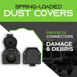 7 Way RV Trailer Cord Y Splitter Pigtail Adapter Cable, 15-Inch(7 Way Rv Trailer Cord Y Splitter Pigtail Adapter Cable 15 Inch) 10 7 Way RV Trailer Cord Y Splitter Pigtail Adapter Cable, 15-Inch(7 Way Rv Trailer Cord Y Splitter Pigtail Adapter Cable 15 Inch) -GEARit Store GI TC SPT BK PT02