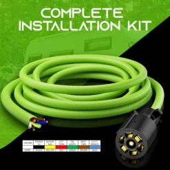 Heavy Duty 14AWG 7 Way Conductor Wire RV Trailer Cord(14awg 7 Way Conductor Wire Rv Trailer Cord) -GEARit Store GI TCW F GN 5.1