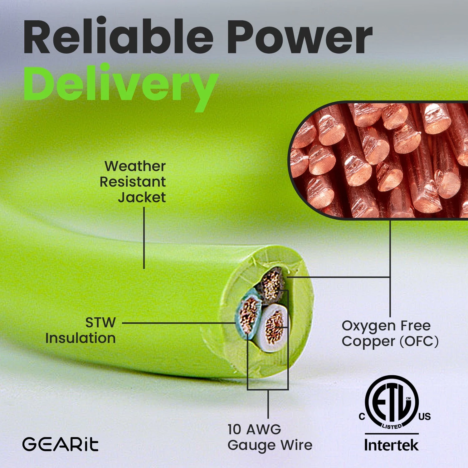 30 Amp 10/3 AWG NEMA TT-30P To L5-30R STW Generator Power Cord(Gearit 30 Amp 10 3 Awg Nema Tt 30p To L5 30r Stw Generator Power Cord) 15 30 Amp 10/3 AWG NEMA TT-30P To L5-30R STW Generator Power Cord(Gearit 30 Amp 10 3 Awg Nema Tt 30p To L5 30r Stw Generator Power Cord) - Image 15