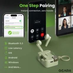 GEARit True Wireless Bluetooth Earbuds W/ Ergonomic Fit Voice Call Clarity Bluetooth 5 .3(Gearit True Wireless Bluetooth Earbuds W Ergonomic Fit Voice Call Clarity Bluetooth 5 3) -GEARit Store GI TWS BRCK WSO8 GR 5 b717188a 3cd4 4497 9c71 9a1ad59b3216