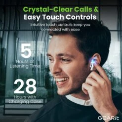 GEARit True Wireless Earbuds With Sliding RGB Charging Case W/ Sound(Gearit True Wireless Earbuds With Sliding Rgb Charging Case W Sound) -GEARit Store GI TWS SLDR VB07 WH 3