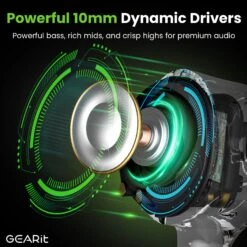 GEARit True Wireless Earbuds HD Sound Clarity 20h Playtime IPX5 Secure Fit(Gearit True Wireless Earbuds Hd Sound Clarity 20h Playtime Ipx5 Secure Fit) -GEARit Store GI TWS SPT WG BK 111 4