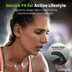GEARit True Wireless Earbuds HD Sound Clarity 20h Playtime IPX5 Secure Fit(Gearit True Wireless Earbuds Hd Sound Clarity 20h Playtime Ipx5 Secure Fit) -GEARit Store GI TWS SPT WG BK 111 6