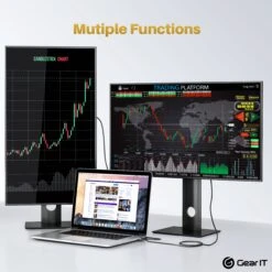 USB C To HDMI Cable - 4K@60Hz, Thunderbolt 3/4 Compatible, 6.6 Feet(Gearit 6 6ft Usb C To Hdmi Cable 4k 60hz Type C Thunderbolt 3 4 Compatible) -GEARit Store GI UC2HD BK FT 4 2