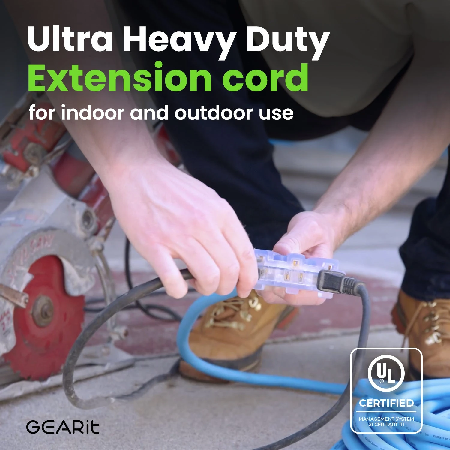 10/3 Outdoor Extension Cord 100 Feet Triple Outlet - SJEOW - Extreme Weather Resistant - 10 Gauge 3 Prong, Blue(Gearit Extension Cord 100 Feet 10 3 3 Triple Outlet Ultra Heavy Duty Sjeow Extreme Weather Outdoor Indoor 10 Gauge 3 Prong Led Lighted Plug Oil Resistant Rubber Jacket) 2 10/3 Outdoor Extension Cord 100 Feet Triple Outlet - SJEOW - Extreme Weather Resistant - 10 Gauge 3 Prong, Blue(Gearit Extension Cord 100 Feet 10 3 3 Triple Outlet Ultra Heavy Duty Sjeow Extreme Weather Outdoor Indoor 10 Gauge 3 Prong Led Lighted Plug Oil Resistant Rubber Jacket) - Image 2