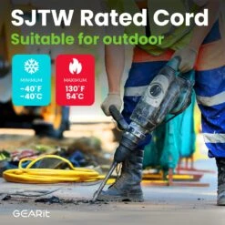 10/3 Outdoor Extension Cord 100 Feet - SJTW - Weather Resistant - 10 Gauge 3 Prong, Yellow(Gearit Extension Cord 10 3 100 Feet Ultra Heavy Duty Sjtw With Lighted End For Outdoor Indoor All Purpose Weather Resistant 10 Gauge 3 Prong Extension Great For Contractor Garden And Appliances) 14 10/3 Outdoor Extension Cord 100 Feet - SJTW - Weather Resistant - 10 Gauge 3 Prong, Yellow(Gearit Extension Cord 10 3 100 Feet Ultra Heavy Duty Sjtw With Lighted End For Outdoor Indoor All Purpose Weather Resistant 10 Gauge 3 Prong Extension Great For Contractor Garden And Appliances) -GEARit Store GI SJTW 100FT YL 4 cff16daa 3497 4e3c 901d 508487920049