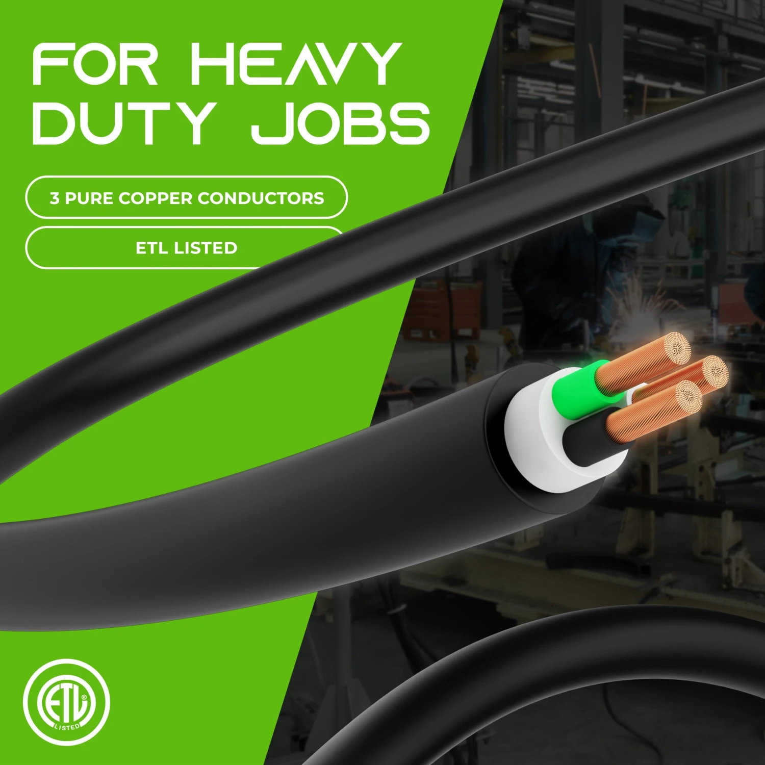 12/3 SJOOW OFC Power Cable 300V Electric Wire(12 3 Sjoow Ofc Power Cable 300v Electric Wire) 6 12/3 SJOOW OFC Power Cable 300V Electric Wire(12 3 Sjoow Ofc Power Cable 300v Electric Wire) - Image 6