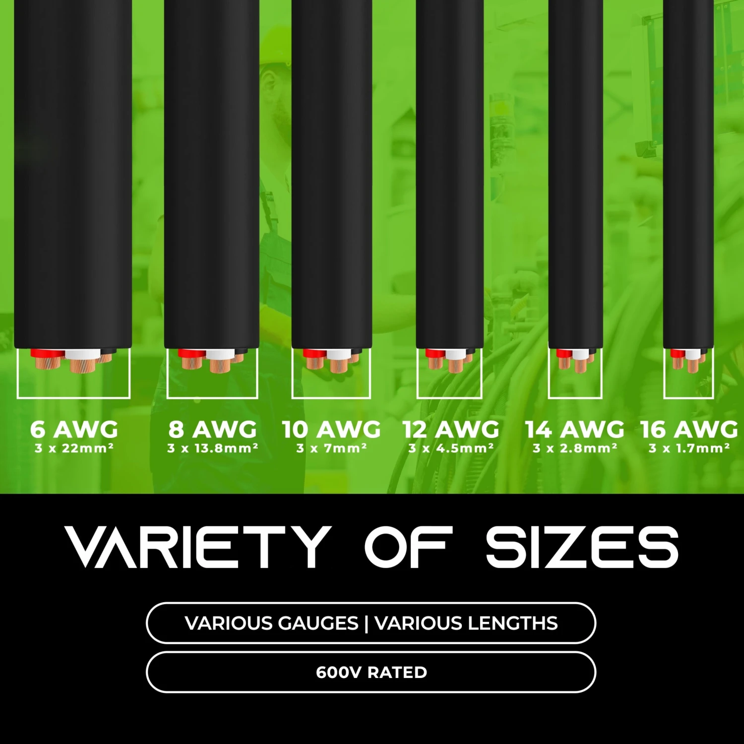 12/4 SOOW OFC Power Cable 600V Electric Wire(12 4 Soow Ofc Power Cable 600v Electric Wire) 4 12/4 SOOW OFC Power Cable 600V Electric Wire(12 4 Soow Ofc Power Cable 600v Electric Wire) - Image 4