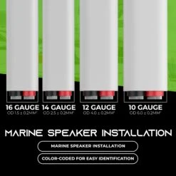 12/2 AWG OFC Marine Speaker Cable - Tinned Copper Wire(Gearit 12 Awg Marine Speaker Cable 2 Conductor Tinned Copper Wire Ofc Electrical Grade White) -GEARit Store MArine 20Speaker 20Wire 7 6773342c 7068 4d69 be46 6054281535ae