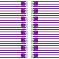 Flexible Soft Boot Cat6 Ethernet Patch Cable, Purple(Copy Of Gearit Cat6 Ethernet Patch Cable Premium Flexible Soft Tab Snagless Rj45 Stranded 550mhz Utp Pure Bare Copper Wire 24awg Purple) -GEARit Store Pu 001 50