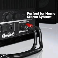 10 AWG Speaker Wire Cable With Banana Plugs(Gearit 10 Awg Speaker Wire Cable With Banana Plugs Braided Jacket Cl2 Rated For In Wall Oxygen Free Copper Ofc) 20 10 AWG Speaker Wire Cable With Banana Plugs(Gearit 10 Awg Speaker Wire Cable With Banana Plugs Braided Jacket Cl2 Rated For In Wall Oxygen Free Copper Ofc) -GEARit Store SpeakerYCable Bk 7