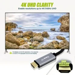 USB-C To HDMI Cable - Compatible With MacBook Pro, MacBook Air, IPad Pro(Gearit Usb C To Hdmi Cable Thunderbolt 3 Port Compatible Usb Type C 4k 60hz Compatible With Macbook Pro 2018 2017 Macbook Air Ipad Pro 2018 Surface Book 2 Samsung S10 And More) 13 USB-C To HDMI Cable - Compatible With MacBook Pro, MacBook Air, IPad Pro(Gearit Usb C To Hdmi Cable Thunderbolt 3 Port Compatible Usb Type C 4k 60hz Compatible With Macbook Pro 2018 2017 Macbook Air Ipad Pro 2018 Surface Book 2 Samsung S10 And More) -GEARit Store TYPEC HDMI 6