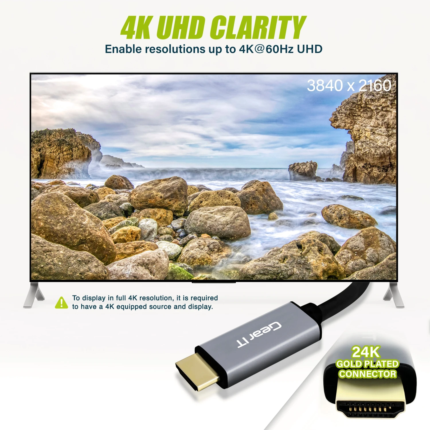 USB-C To HDMI Cable - Compatible With MacBook Pro, MacBook Air, IPad Pro(Gearit Usb C To Hdmi Cable Thunderbolt 3 Port Compatible Usb Type C 4k 60hz Compatible With Macbook Pro 2018 2017 Macbook Air Ipad Pro 2018 Surface Book 2 Samsung S10 And More) 6 USB-C To HDMI Cable - Compatible With MacBook Pro, MacBook Air, IPad Pro(Gearit Usb C To Hdmi Cable Thunderbolt 3 Port Compatible Usb Type C 4k 60hz Compatible With Macbook Pro 2018 2017 Macbook Air Ipad Pro 2018 Surface Book 2 Samsung S10 And More) - Image 6