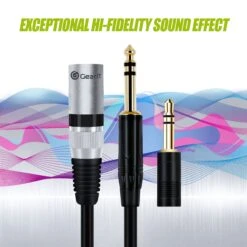 1/4" (6.35mm) TRS To XLR Male Cable With 1/8" (3.5mm) Adapter(Gearit 1 4 6 35mm Trs To Xlr Male Cable With 1 8 3 5mm Adapter) 11 1/4" (6.35mm) TRS To XLR Male Cable With 1/8" (3.5mm) Adapter(Gearit 1 4 6 35mm Trs To Xlr Male Cable With 1 8 3 5mm Adapter) -GEARit Store XLR 6