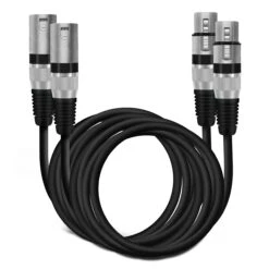 XLR Extension Cable (Male To Female), Black(Gearit Xlr Male To Female Microphone Extension Cable Black) 21 XLR Extension Cable (Male To Female), Black(Gearit Xlr Male To Female Microphone Extension Cable Black) -GEARit Store XLR Black2