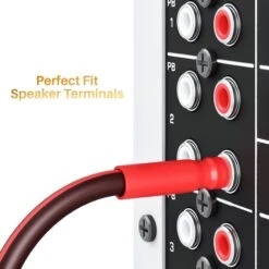 2-Pack 14 AWG Speaker Cable With Banana Plugs Banana Wire For Bi-Wire Bi-Amp HiFi Surround Sound, Brown(Gearit 2 Pack 14 Awg Speaker Cable With Banana Plugs Banana Wire For Bi Wire Bi Amp Hifi Surround Sound Brown) 11 2-Pack 14 AWG Speaker Cable With Banana Plugs Banana Wire For Bi-Wire Bi-Amp HiFi Surround Sound, Brown(Gearit 2 Pack 14 Awg Speaker Cable With Banana Plugs Banana Wire For Bi Wire Bi Amp Hifi Surround Sound Brown) -GEARit Store a 5