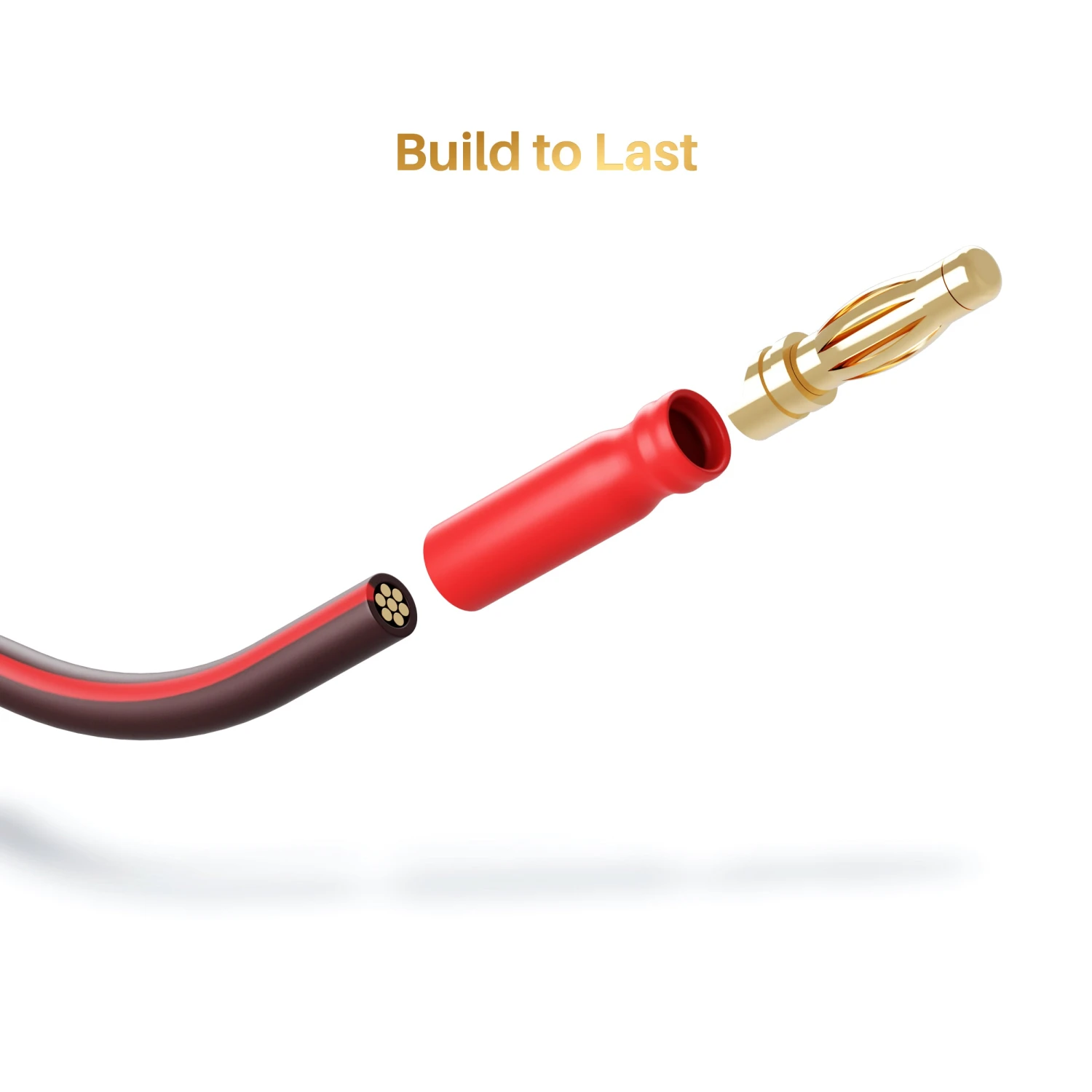 2-Pack 14 AWG Speaker Cable With Banana Plugs Banana Wire For Bi-Wire Bi-Amp HiFi Surround Sound, Brown(Gearit 2 Pack 14 Awg Speaker Cable With Banana Plugs Banana Wire For Bi Wire Bi Amp Hifi Surround Sound Brown) 7 2-Pack 14 AWG Speaker Cable With Banana Plugs Banana Wire For Bi-Wire Bi-Amp HiFi Surround Sound, Brown(Gearit 2 Pack 14 Awg Speaker Cable With Banana Plugs Banana Wire For Bi Wire Bi Amp Hifi Surround Sound Brown) - Image 7