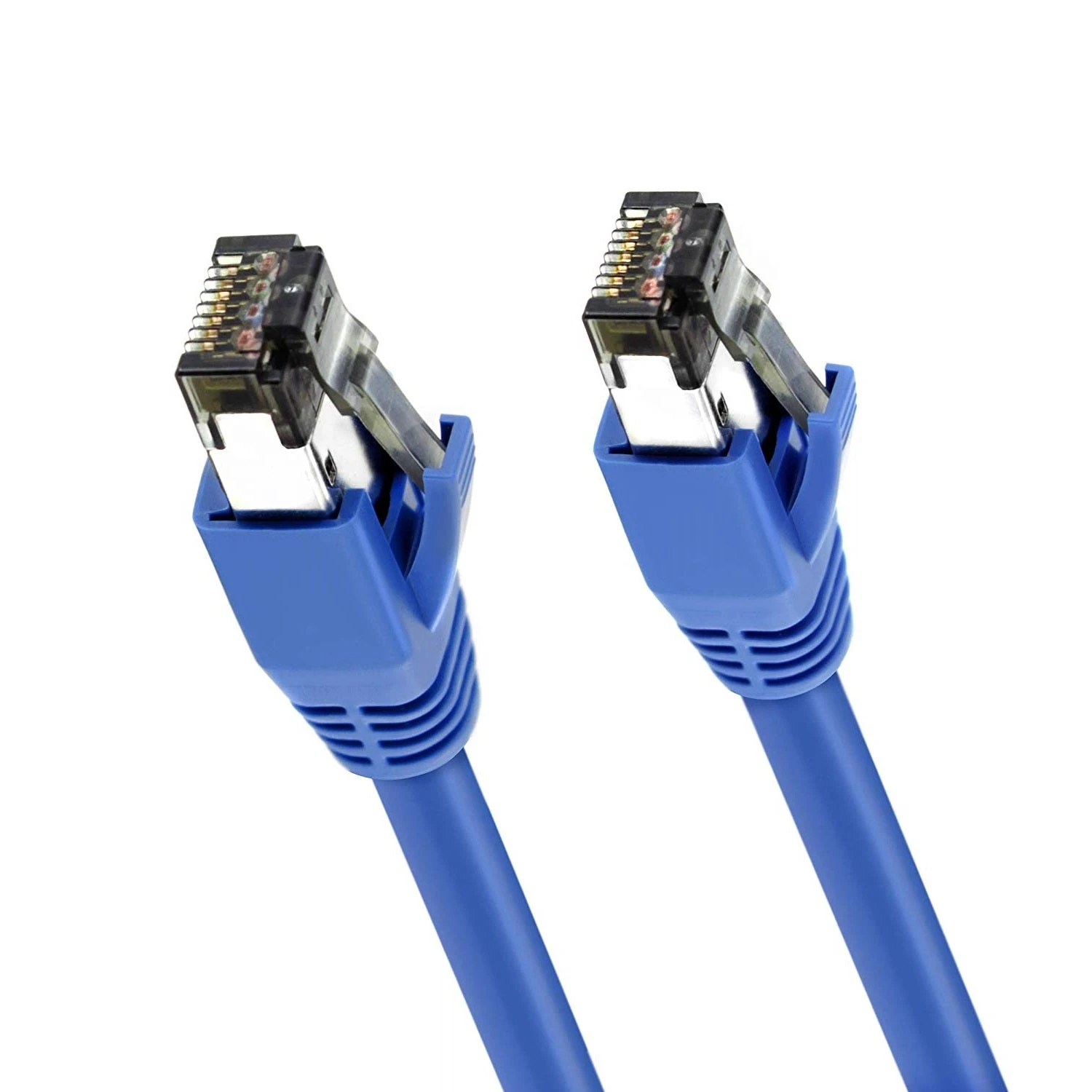 Cat8 Ethernet Patch Cable - S/FTP - 24 AWG - 10Gbps/25Gbps/40Gpbs, 2GHz 2000Mhz, Blue(Gearit Cat8 Ethernet Patch Cable S Ftp 24awgm 10gbps 25gbps 40gpbs 2ghz 2000mhz Category8 Blue) 1 Cat8 Ethernet Patch Cable - S/FTP - 24 AWG - 10Gbps/25Gbps/40Gpbs, 2GHz 2000Mhz, Blue(Gearit Cat8 Ethernet Patch Cable S Ftp 24awgm 10gbps 25gbps 40gpbs 2ghz 2000mhz Category8 Blue)