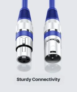 XLR Male To Female Microphone Extension Cable, Single Pack(Gearit Xlr Male To Female Microphone Extension Cable Long) -GEARit Store gdi xlr mf 100ft bl 1pk 5