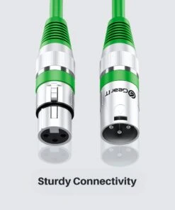 XLR Male To Female Microphone Extension Cable, Single Pack(Gearit Xlr Male To Female Microphone Extension Cable Long) -GEARit Store gdi xlr mf 100ft gr 1pk 5