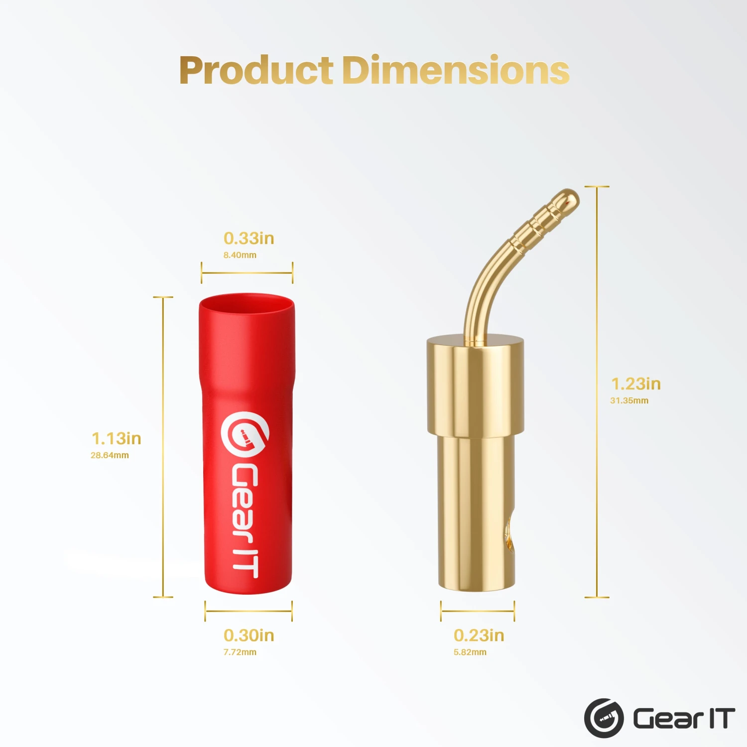 6 Pairs 2mm PVC Speaker Banana Plugs(Gearit Speaker Banana Plugs 2mm Pin Plug Screw Type Pvc Insulated Gold Plated Connectors 6 Pair 12 Pieces) 5 6 Pairs 2mm PVC Speaker Banana Plugs(Gearit Speaker Banana Plugs 2mm Pin Plug Screw Type Pvc Insulated Gold Plated Connectors 6 Pair 12 Pieces) - Image 5