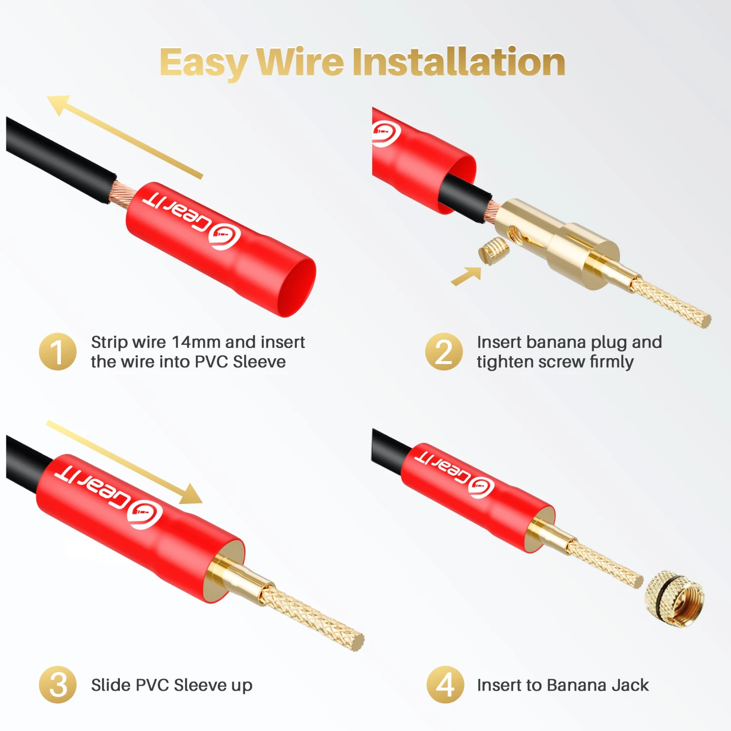 6 Pairs Flex Pin Type Speaker Banana Plugs(Gearit Speaker Banana Plugs Speaker Connector Pin Plug Type Pvc Insulated Gold Plated Connectors 6 Pair 12 Pieces) 6 6 Pairs Flex Pin Type Speaker Banana Plugs(Gearit Speaker Banana Plugs Speaker Connector Pin Plug Type Pvc Insulated Gold Plated Connectors 6 Pair 12 Pieces) - Image 6