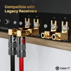 4 Pairs Right Angle Spade Plugs Adapter, 2 Pairs Banana Plugs And Right Angle Banana Plugs(Gearit 4 Pairs Right Angle Spade Plugs Adapter 2 Pairs Banana Plugs And Right Angle Banana Plugs 8 Pairs 16 Pieces) -GEARit Store gi sf4p 7 1