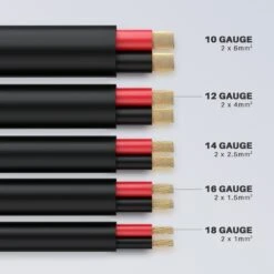 16/2 Outdoor Speaker Wire 16 Gauge CCA - CL3 Rated For Direct Burial In Ground(Gearit 16 2 Outdoor Speaker Wire 16 Gauge Cca Cl3 Rated For Direct Burial In Ground) -GEARit Store gi spkr awg cl3 cca bk c2 1 56078bed 317c 4f68 879f f09df5a0dfab