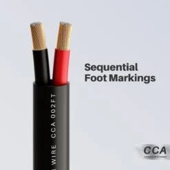 16/2 Outdoor Speaker Wire 16 Gauge CCA - CL3 Rated For Direct Burial In Ground(Gearit 16 2 Outdoor Speaker Wire 16 Gauge Cca Cl3 Rated For Direct Burial In Ground) -GEARit Store gi spkr awg cl3 cca bk c2 4 06eb08a2 31d4 4917 9107 427e6651ea17